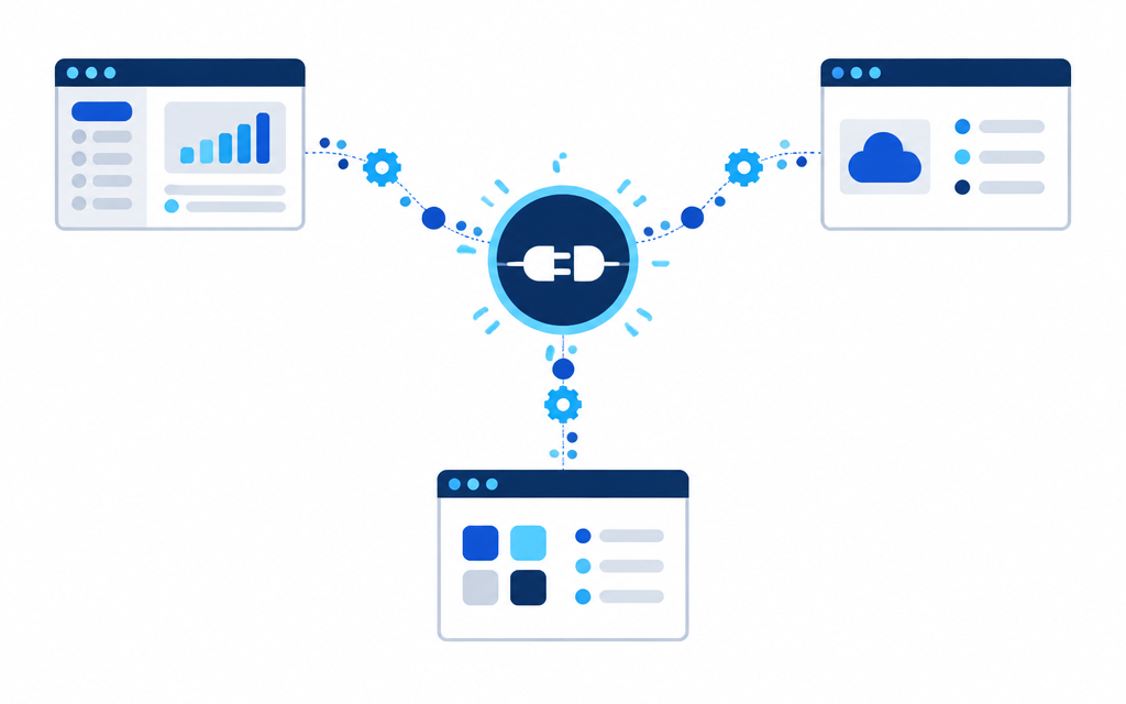 Ilustração do serviço Web Services e APIs